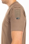 AKN BİSİKLET YAKA KISA KOLLU TAKTİK T-SHIRT-BEJ