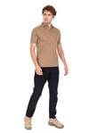 AKN POLO YAKA KISA KOLLU TAKTİK T-SHIRT-BEJ