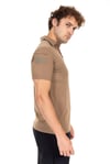 AKN POLO YAKA KISA KOLLU TAKTİK T-SHIRT-BEJ