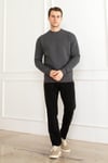 ERKEK YUVARLAK BİSİKLET YAKA BASİC 3 İPLİK POLAR KALIN SWEATSHIRT