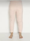 Kadın Rahat Basic Dar Paça Welsoft Peluş Kumaş Polar Pijama Eşofman Alt