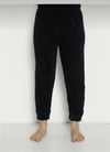 Kadın Rahat Basic Dar Paça Welsoft Peluş Kumaş Polar Pijama Eşofman Alt