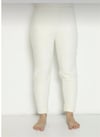 Kadın Rahat Basic Dar Paça Welsoft Peluş Kumaş Polar Pijama Eşofman Alt