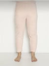 Kadın Rahat Basic Dar Paça Welsoft Peluş Kumaş Polar Pijama Eşofman Alt