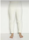 Kadın Rahat Basic Dar Paça Welsoft Peluş Kumaş Polar Pijama Eşofman Alt