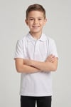 Kısa Kol Polo Yaka Beyaz Okul Tişört