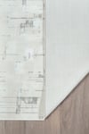 Bambum 1003 Serisi Gri Serpme Desenli Saten Kadife Kaymaz Taban Modern Salon ve Koridor Halısı