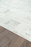Bambum 1003 Serisi Gri Serpme Desenli Saten Kadife Kaymaz Taban Modern Salon ve Koridor Halısı