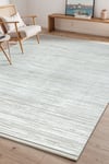 Bambum Soft 1002 Bej Düz Desen Modern Bambu Saten Kaymaz Taban Yıkanabilir Salon Mutfak Halısı