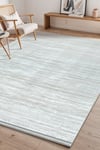 Bambum Soft 1002 Gri Düz Desen Modern Bambu Saten Kaymaz Taban Yıkanabilir Salon Mutfak Halısı