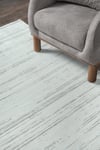 Bambum Soft 1002 Gri Düz Desen Modern Bambu Saten Kaymaz Taban Yıkanabilir Salon Mutfak Halısı
