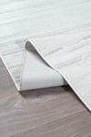 Bambum Soft 1002 Gri Düz Desen Modern Bambu Saten Kaymaz Taban Yıkanabilir Salon Mutfak Halısı