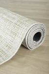 Bej Krem Düz Eskitme Desenli Baskı Şönil Kilim Kaymaz Taban Salon Oturma Odası Yatak Odası Kilimi SH18