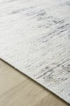 Modern Krem Vizon Soyut Etnik Desenli Baskı Şönil Kilim Kaymaz Taban Salon Oturma Odası Yatak Odası Kilimi SH05