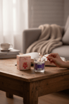 Kash Lavanta Kokulu Doğal Soya Mumu – French Lavender Scented Soy Wax Candle | Handmade & Vegan | Aromaterapi Mum