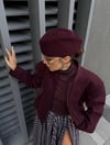 Aisa şapka Bordo