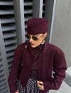 Aisa şapka Bordo