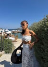 Blanc Büstiyer Etek Takım Beyaz