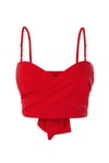 FLORA DRESS BÜSTİYER ETEK TAKIM Kırmızı