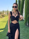 Hemera Crop Top Siyah
