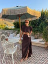 Hemera Tokalı Etek Kahverengi