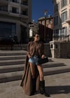 Hemera Uzun Bluz Kahverengi