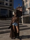 Hemera Uzun Bluz Kahverengi
