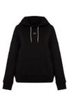 Hoodie Sweatshirt Şardonlu Siyah