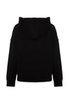 Hoodie Sweatshirt Şardonlu Siyah