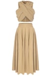Jules Çapraz Bluz Camel