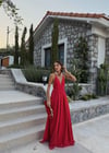 Perla Elbise Kırmızı