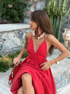 Perla Elbise Kırmızı