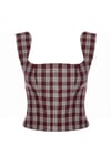 Plaid Büstiyer Bordo