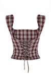 Plaid Büstiyer Bordo