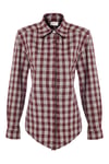 Plaid Gömlek Bordo