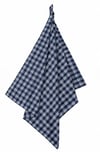 Plaid Mini Etek Lacivert