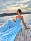 Rosalin Night Dress Açık Mavi