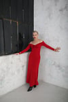 Rosalin Night Dress Kırmızı
