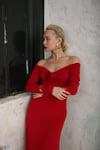 Rosalin Night Dress Kırmızı