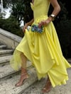 Rosalin Night Dress Sarı