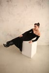 Rosalin Night Dress Siyah
