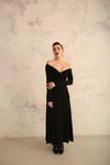 Rosalin Night Dress Siyah