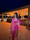 Rose Deri Büstiyer Pembe