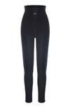 Uzun Kollu Crop Top - Tayt Takım Siyah