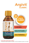 Argivit Classic L-Arjinin, Multivitamin ve Multimineral İçeren Sıvı 150 ml 2'li Paket - Portakal ve Vanilya Aromalı