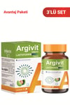Argivit İnferrin Laktoferrin İçeren Takviye Edici Gıda 30 Kapsül 3'lü Paket