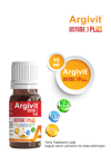 Argivit Ostose3 Plus Omega 3 ve Vitamin D3 içeren Takviye Edici Gıda 10 ml