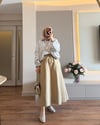 A Form Poplin Etek Camel - ETEK