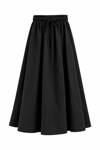 A Form Poplin Etek Siyah - ETEK
