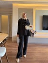 Aller Detaylı Takım Siyah - TAKIM